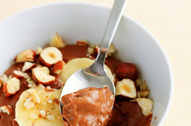 Czekoladowy budyń jaglany