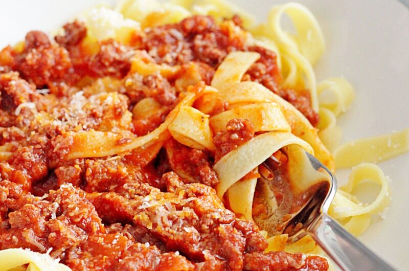 Tagliatelle al ragu