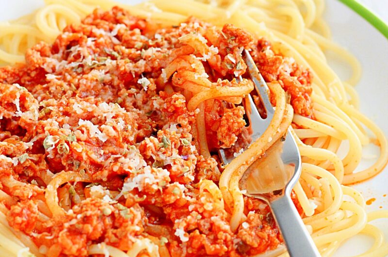 Ekspresowe spaghetti bolognese