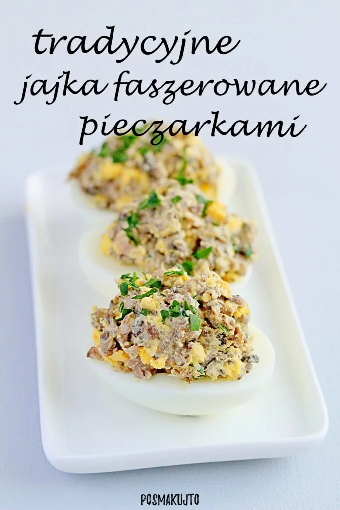 Jajka faszerowane pieczarkami