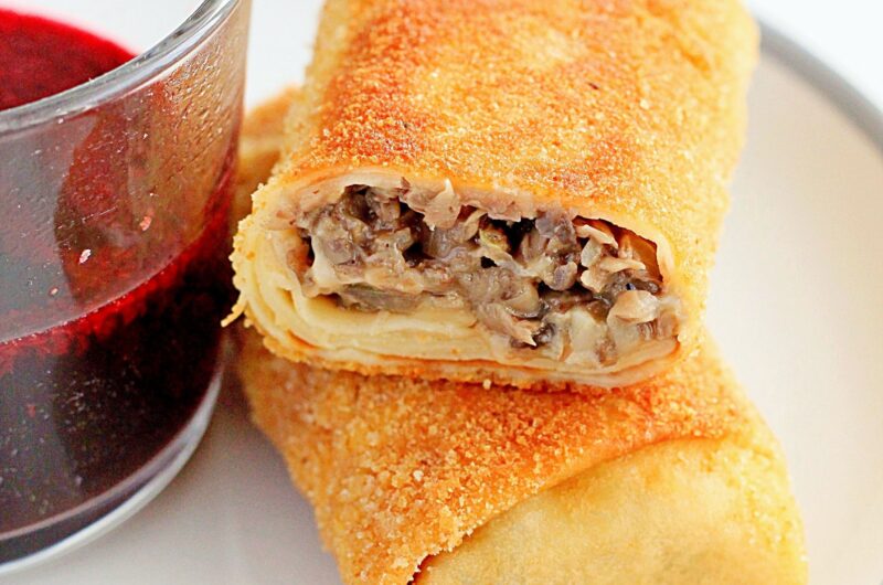 Krokiety z pieczarkami i serem