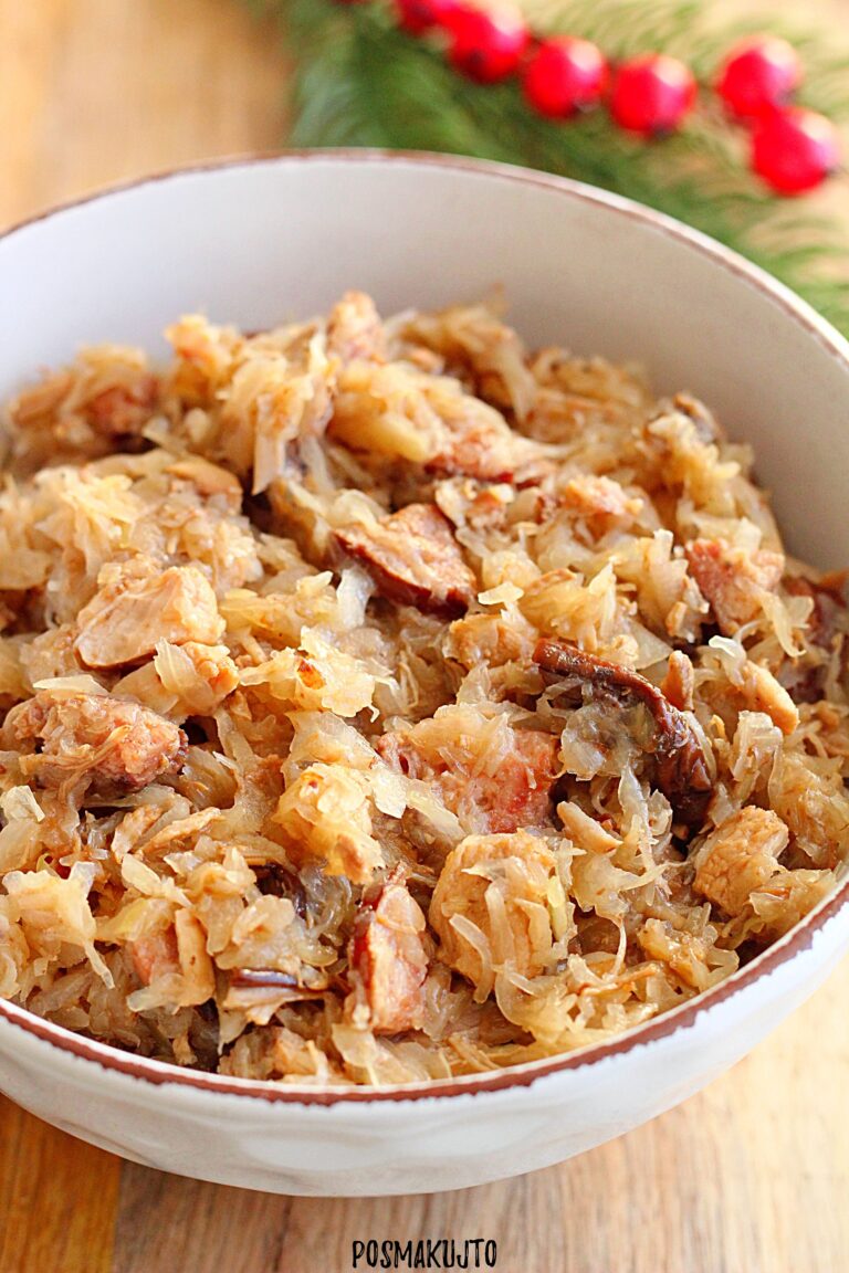 Bigos z kapusty kiszonej