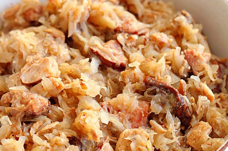 Bigos z kapusty kiszonej