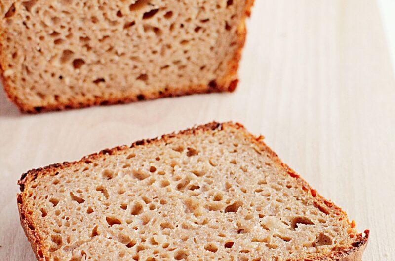 Chleb piwno-cebulowy na zakwasie