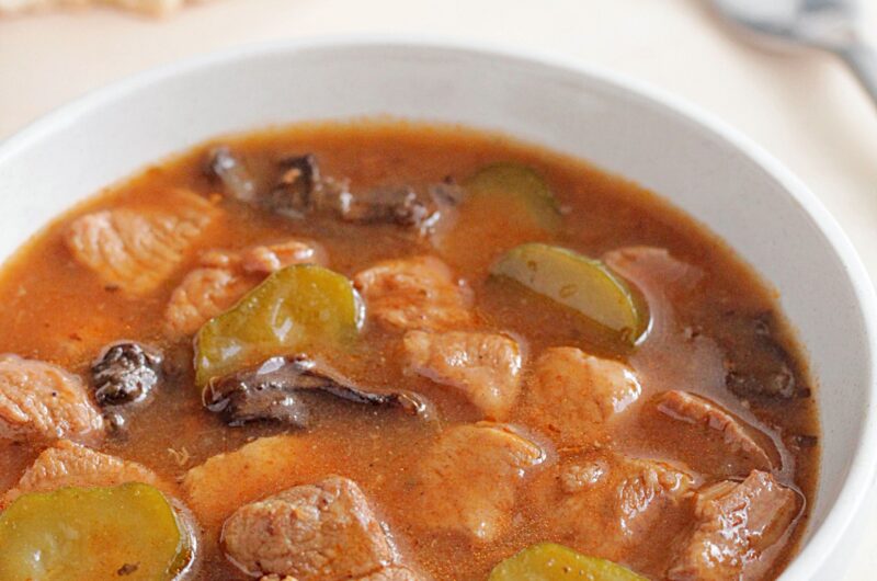 Gulasz wieprzowy po myśliwsku