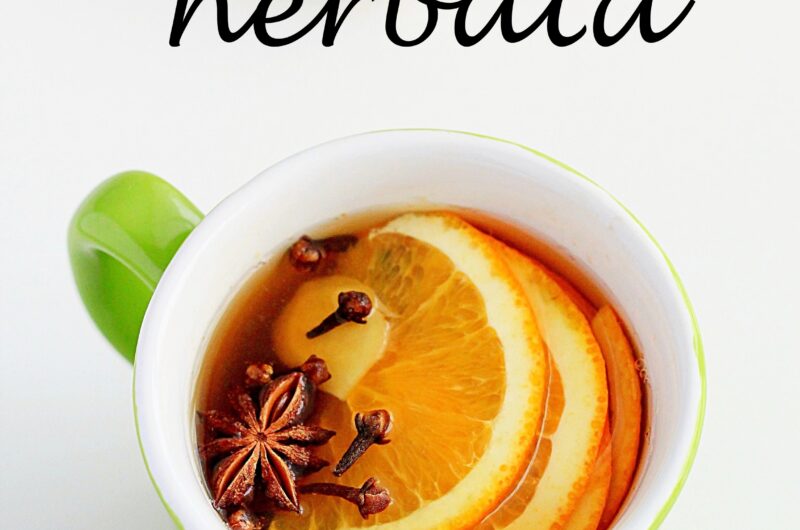 Rozgrzewająca herbata z pomarańczą i imbirem
