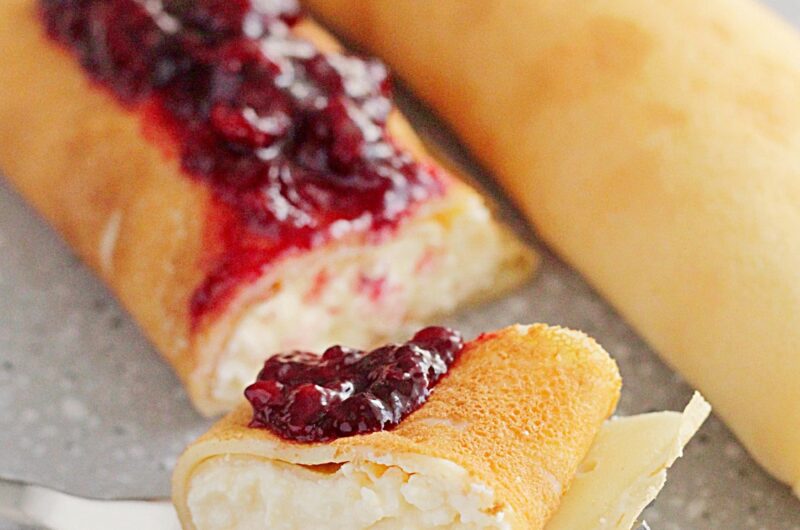 Naleśniki z twarogiem (na słodko)