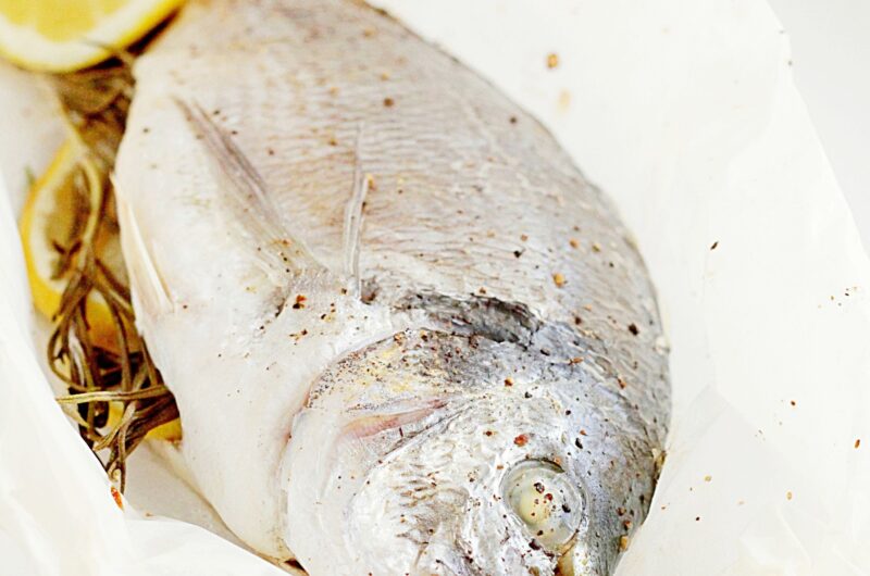 Pieczona dorada