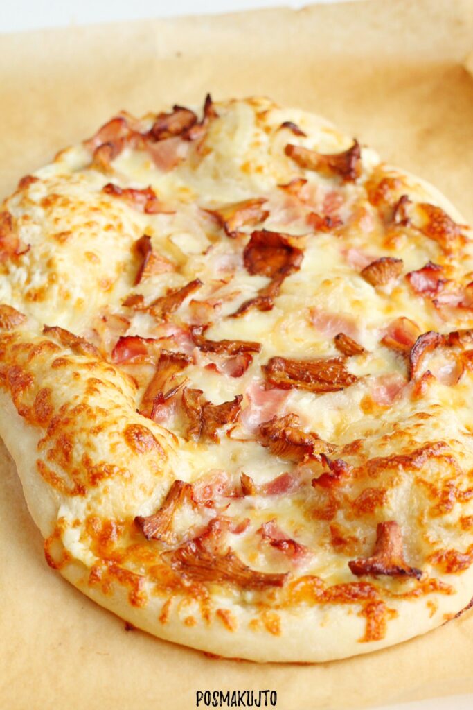 pizza z kurkami