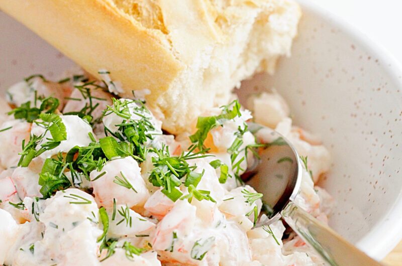 Skagnerora – szwedzka sałatka krewetkowa