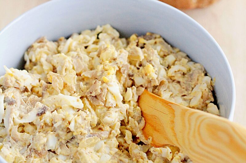 Pasta jajeczna z pieczarkami