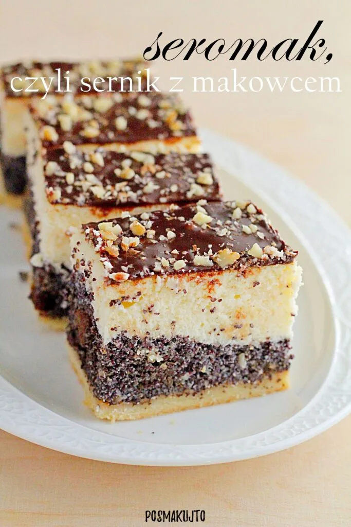 Sprawdzony przepis na seromak: sernik i makowiec w jednym