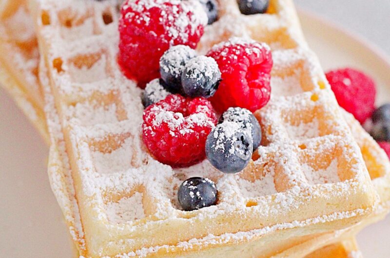 Chrupiące gofry – najlepszy przepis!