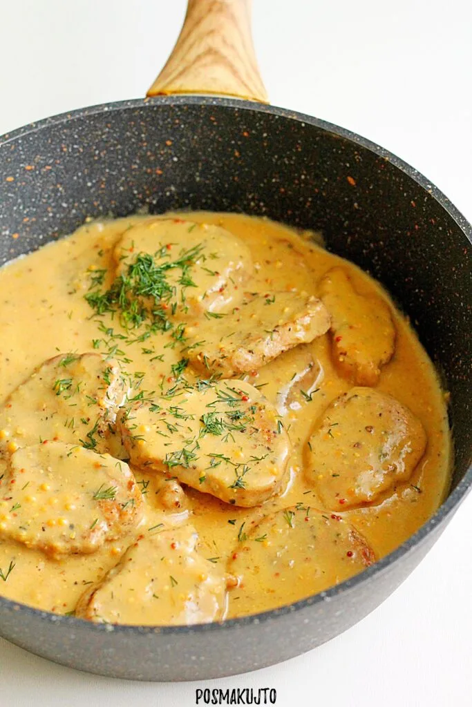 poledwiczki w sosie musztardowym posmakujto