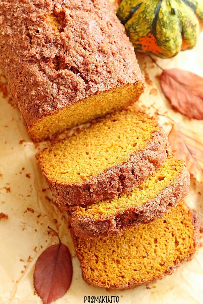 chlebek dyniowy z cynamonowa skorupka