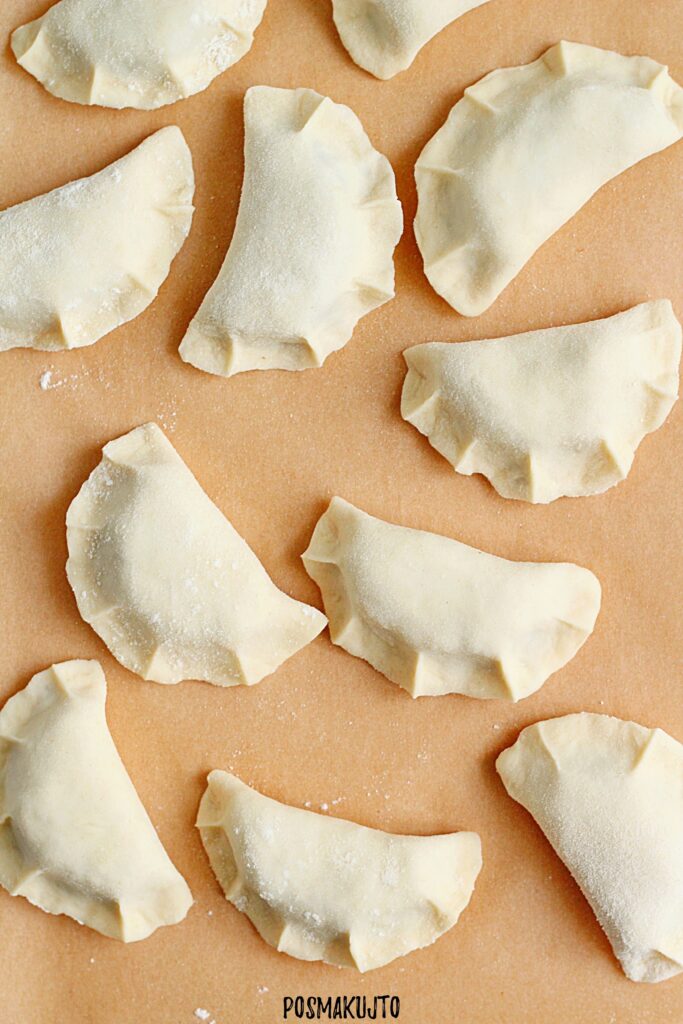 zamrozone pierogi surowe