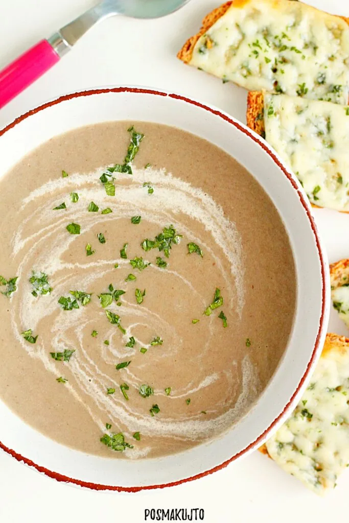 zupa krem z pieczarek