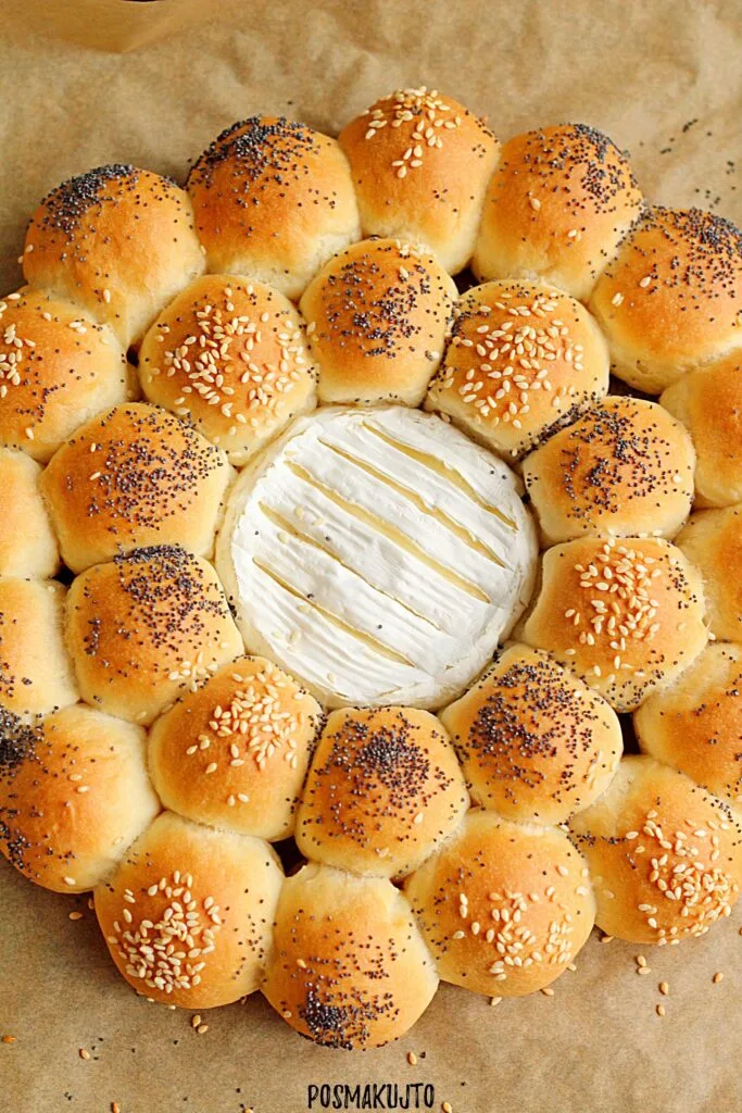 odrywane buleczki z camembertem